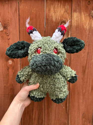 420 Cow Crochet Plushie