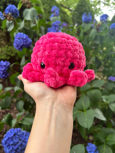 Hot Pink Octo Plushie