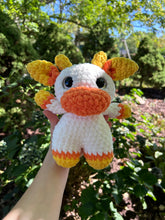 Load image into Gallery viewer, Candy Cow Crochet Plush