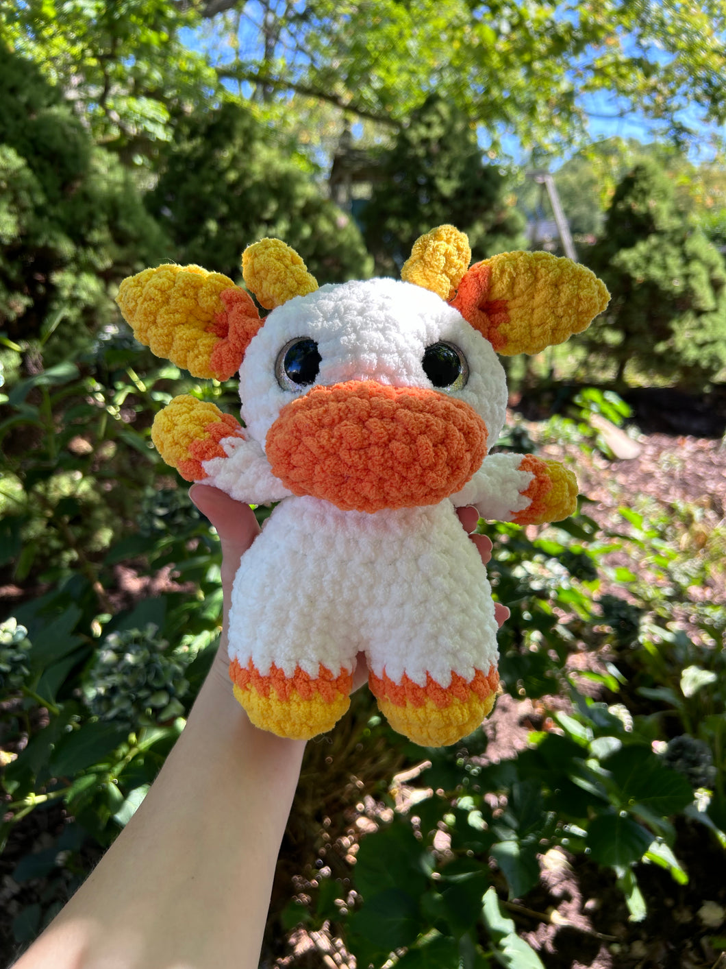 Candy Cow Crochet Plush